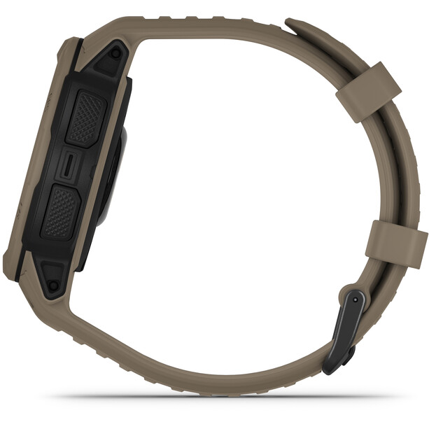 Garmin Instinct 2 Solar Tactical Edition Smartwatch mit Silikon-Uhrarmband 22mm oliv