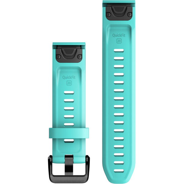 Garmin Quickfit Siliconen horlogebandje 20 mm, turquoise