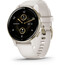 Garmin Venu 2 Plus Montre intelligente avec bracelet de montre Change en silicone 20 mm, blanc/Or