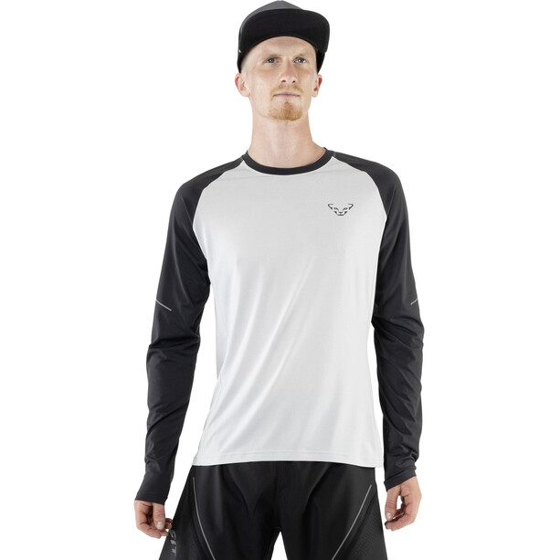 Dynafit Alpine Pro Koszulka z długim rękawem Mężczyźni, biały/czarny