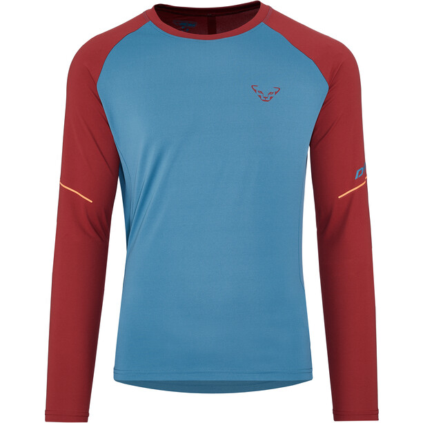 Dynafit Alpine Pro Langarm T-Shirt Herren blau/rot