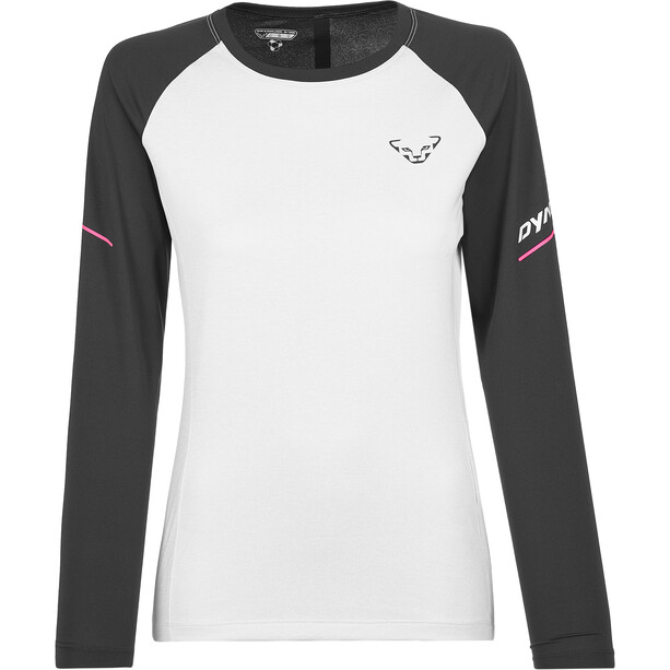 Dynafit Alpine Pro Camiseta técnica de manga larga Mujer, blanco/negro