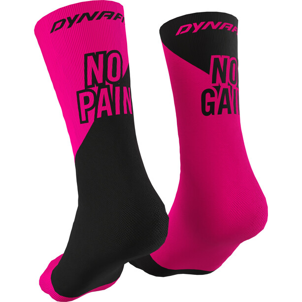 Dynafit No Pain No Gain Sokken, roze/zwart