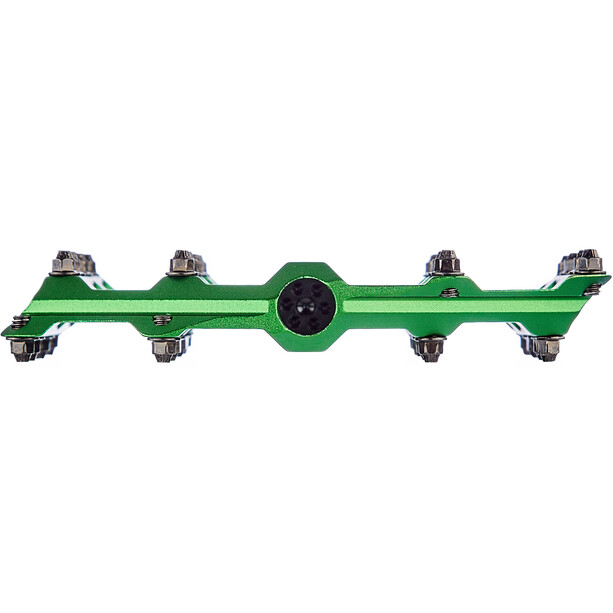 KCNC Pedia 2 Slim Flat Pedals for MTB/BMX green