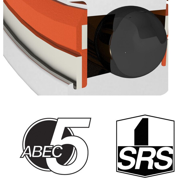 Enduro Bearings ABEC 5 61804-2RS-SRS Łożysko kulkowe 20x32x7mm