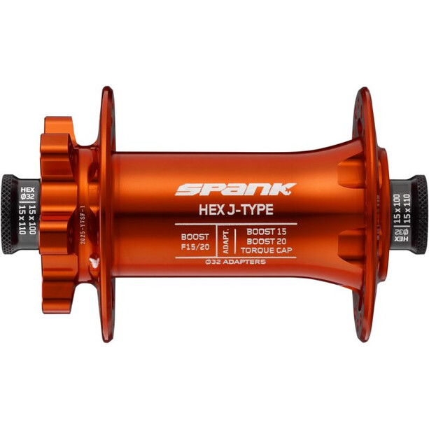 Spank Hex Mozzo anteriore 15/20x110mm, arancione