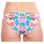 Mako Sunkissed Summer Lines Pantalones de bikini Mujer, blanco/Multicolor