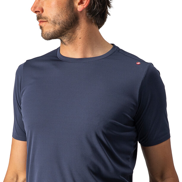 Castelli Tech 2 Koszulka Mężczyźni, niebieski