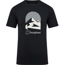 Berghaus Edale Mountain T-Shirt Col Ras-Du-Cou Homme, noir