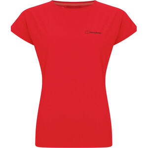 Berghaus Nesna Base T-shirt Damer, rød rød