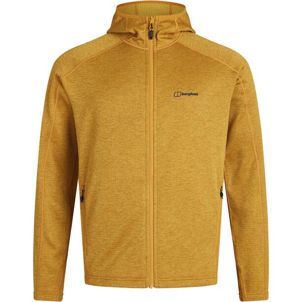 Berghaus Spitzer Hooded Fleece Jacket Men, geel