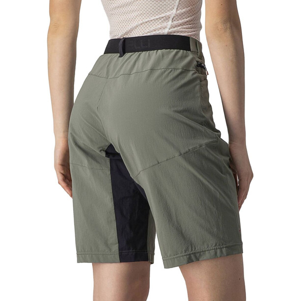 Castelli Unlimited Baggy Shorts Dames, olijf