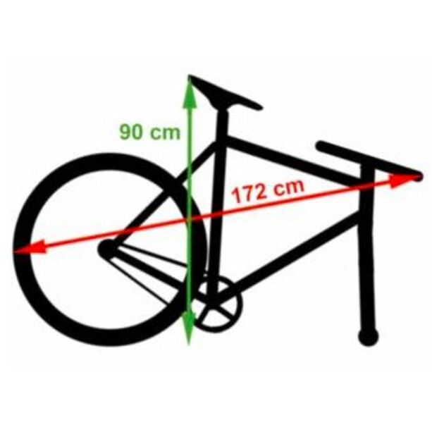 Buds MTBag Original Cykel rejsetaske, sort