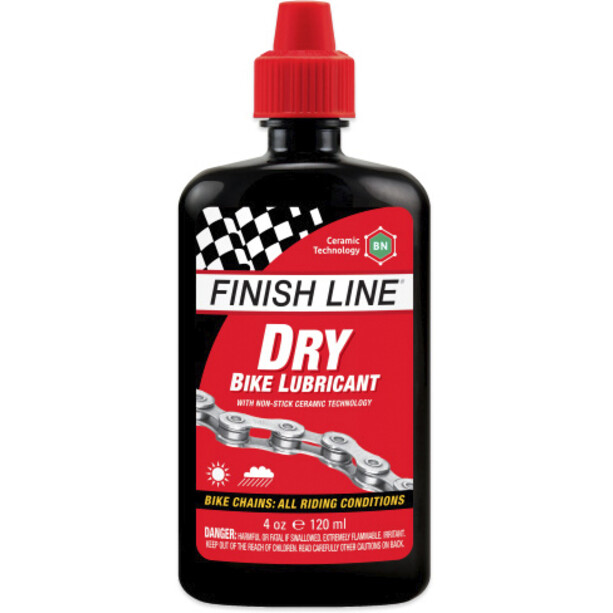 Finish Line Dry Lube PTFE Plus Schmiermittel für Alle Wetterbedingungen 120ml