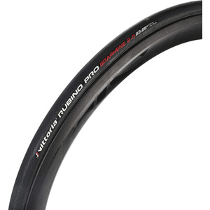 Vittoria Rubino Pro Tubular Tyre 700x23C Graphene 2.0, noir noir