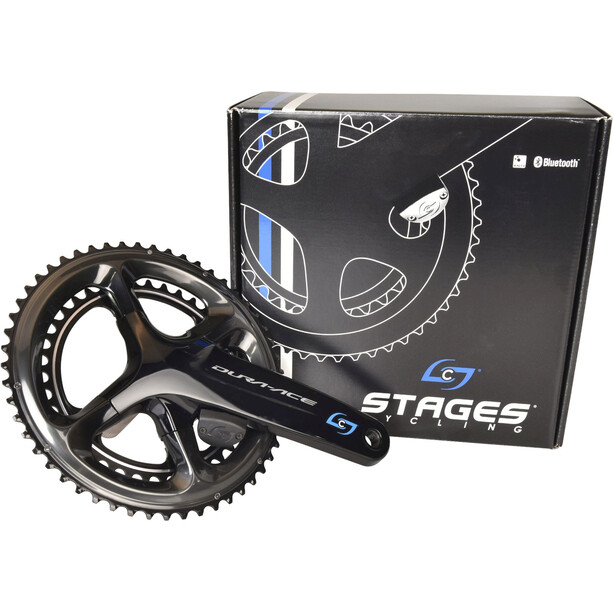 Stages Cycling Power R Brazo Biela Power Meter 39/53D para Shimano Dura-Ace R9100