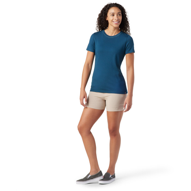 Smartwool Merino Sport 120 Slim Fit T-paita Naiset, sininen