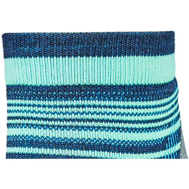 Smartwool Run Targeted Cushion Pattern Enkel sokken Heren, blauw/grijs