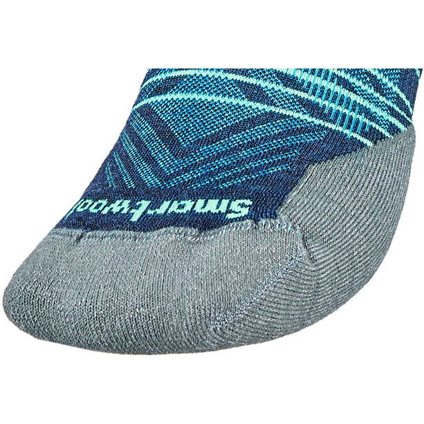 Smartwool Run Targeted Cushion Pattern Enkel sokken Heren, blauw/grijs