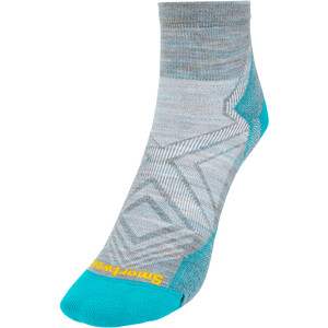 Smartwool Run Zero Cushion Enkel sokken Dames, grijs/blauw grijs/blauw