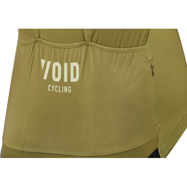 VOID Abstract Maillot à manches courtes Homme, olive
