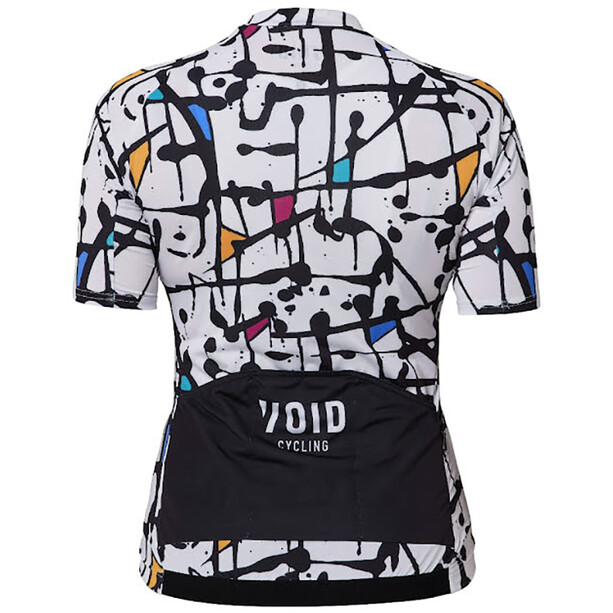 VOID Abstract Maillot à manches courtes Femme, Multicolore