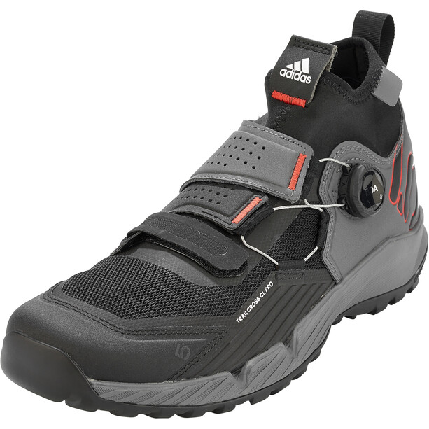 adidas Five Ten 5.10 Trailcross Pro Clip-In MTB Schuhe Herren schwarz/grau