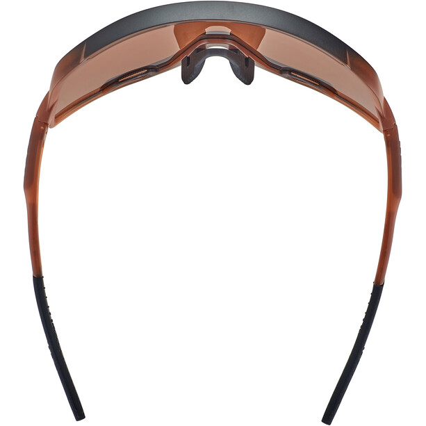 100% Glendale Sunglasses matte translucent brown/hiper silver mirror