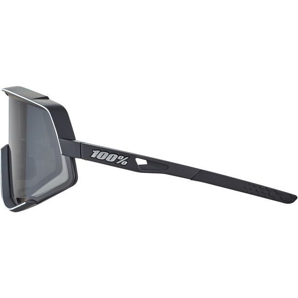100% Glendale Sunglasses soft tact black/smoke