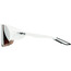 100% Norvik Sunglasses soft tact white/hiper silver mirror