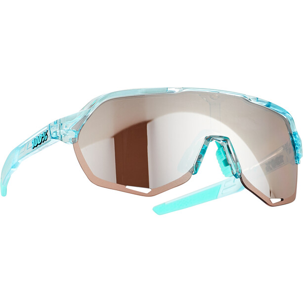 100% S2 Glasses polished translucent mint/hiper blue mirror