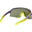 100% S3 Glasses matte metallic digital brights/dark purple smoke