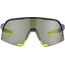 100% S3 Glasses matte metallic digital brights/dark purple smoke