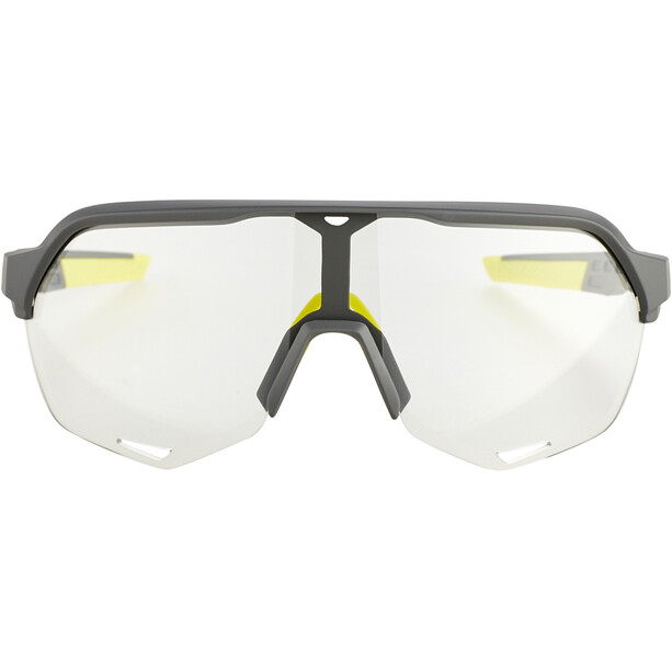100% S3 Glasses soft tact cool grey/photochromic