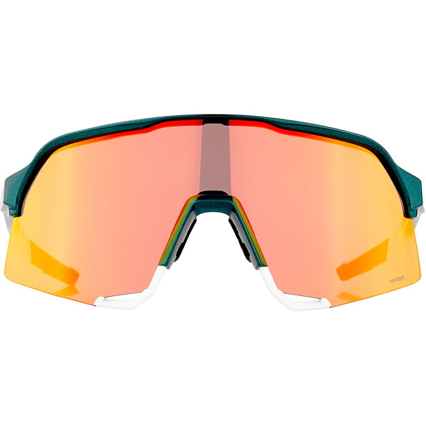 100% S3 Team Bora Glasses team white/hiper red multilayer mirror