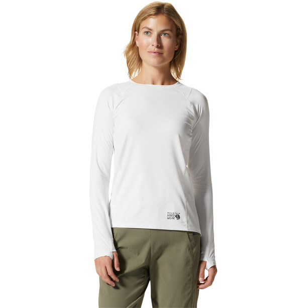 Mountain Hardwear Crater Lake LS-skjorte Dame Hvit
