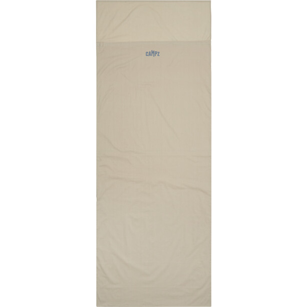 CAMPZ Surfer Sleeping Bag Liner Egyptian Cotton, brązowy