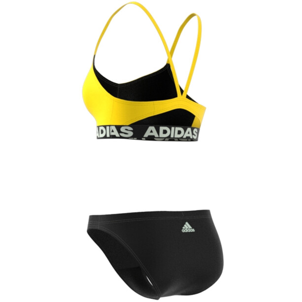 adidas BW Branded Bikini Dames, geel/zwart