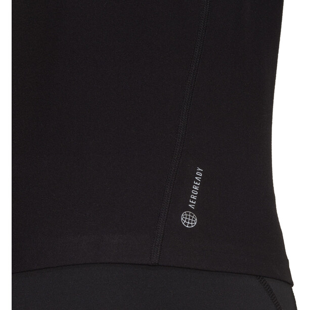 adidas OTR Shirt mit 1/2 Reißverschluss Damen schwarz
