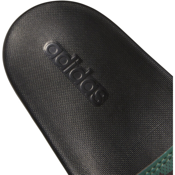adidas Adilette Comfort Diapositives, noir/vert