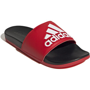 adidas Adilette Comfort Diapositives, noir/rouge noir/rouge