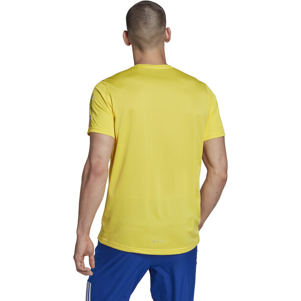 adidas Own The Run Maglietta Uomo, giallo