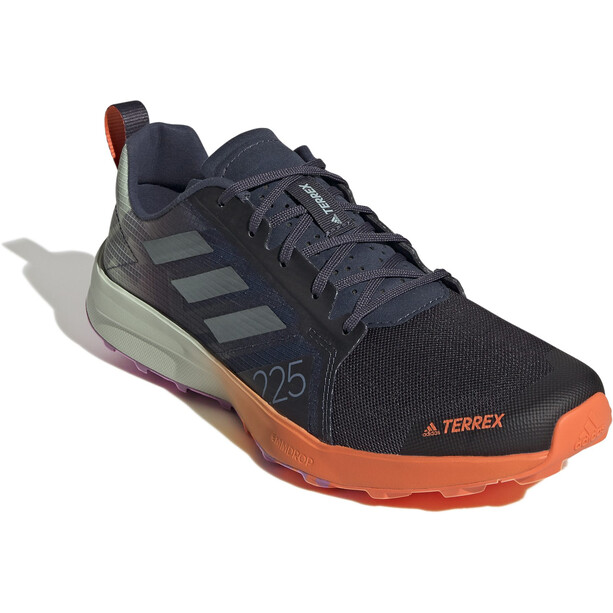 adidas TERREX Speed Flow Trail Running Shoes Men shadow navy/magic grey met/impact orange