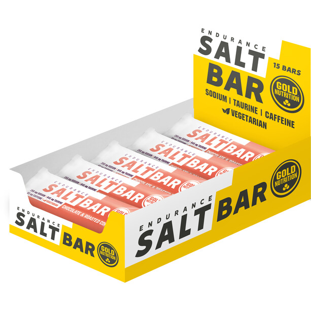 GoldNutrition SaltBar Box 15x40g Schokolade & Gerösteter Mais