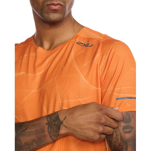 2XU Light Speed T-shirt manches courtes Homme, orange