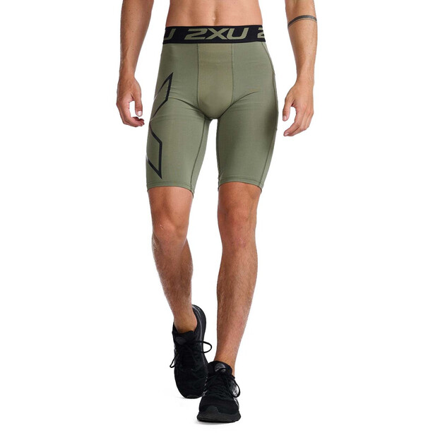 2XU Motion Compression Shorts Men, groen