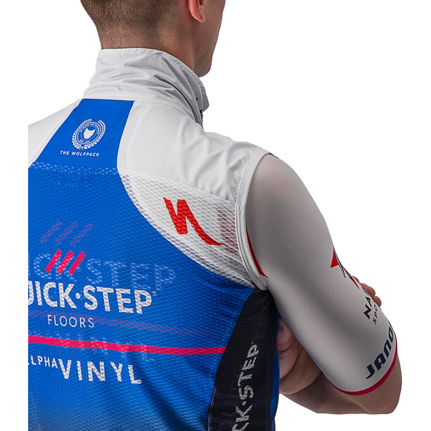 Castelli Pro Light Wind Vest Heren, petrol/wit