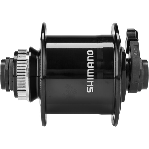 Shimano DH-UR708-3D Dynamo de moyeu 3 Watt Disque CL, noir