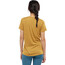 Salomon Agile SS Shirt Dames, geel