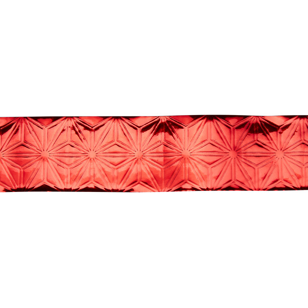 Supacaz Prizmatik Stuurlint met Ano Rode Stekkers, rood